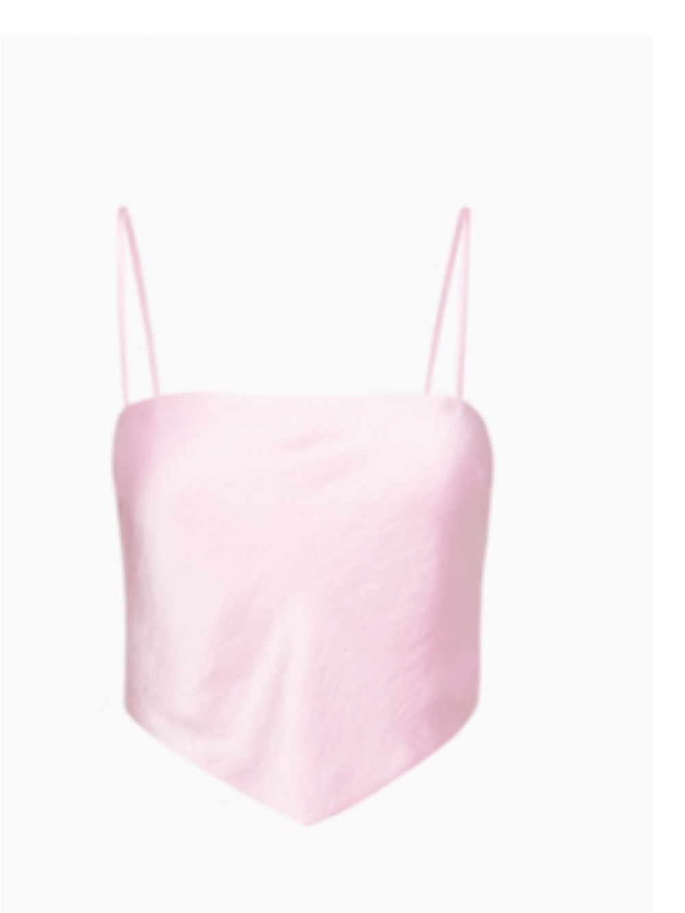 Sunday Best Light Pink Handkerchief Cami Top